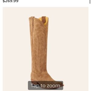 Women's Suede Tall Heeled Boots